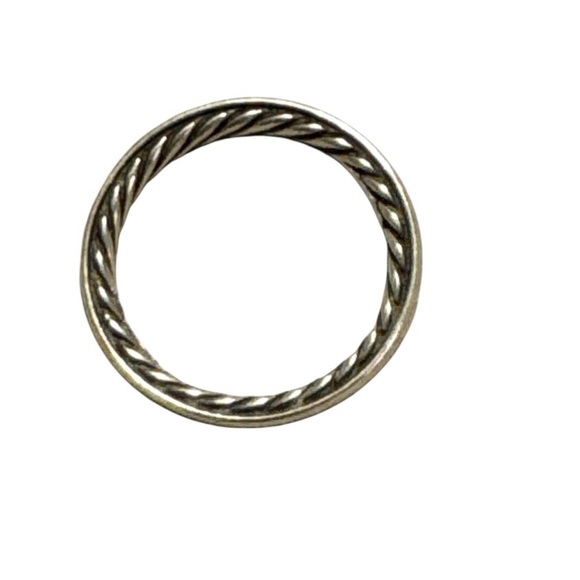 David Yurman Men's silver Band - Picture 2 of 4